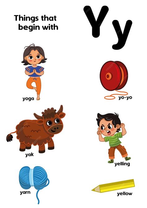 Objects That Begin With The Letter Y