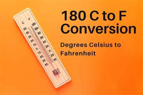 180 Degrees Celsius Is How Much Fahrenheit