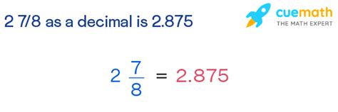 2 And 7 8 As A Decimal