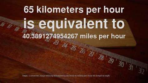 65 Miles Per Hour To Kilometers Per Hour