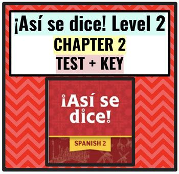 Asi Se Dice Level 2 Workbook Answers