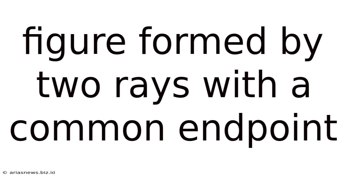 Figure Formed By Two Rays With A Common Endpoint