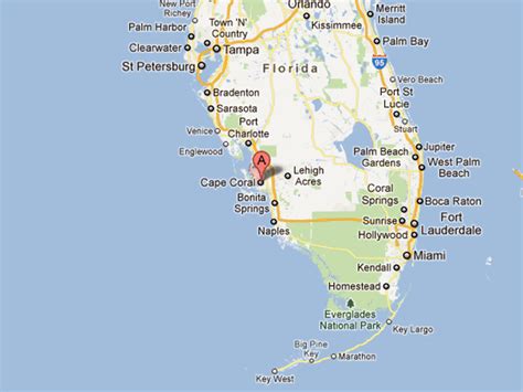 How Far From Tampa To Cape Coral