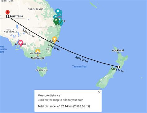 How Far To New Zealand From Australia