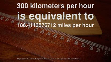 How Fast Is 300 Km In Miles Per Hour