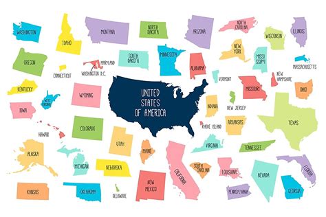 How Many American States Start With The Letter M