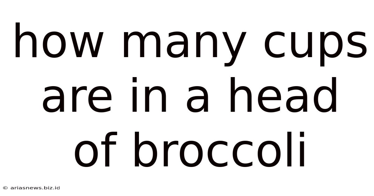 How Many Cups Are In A Head Of Broccoli