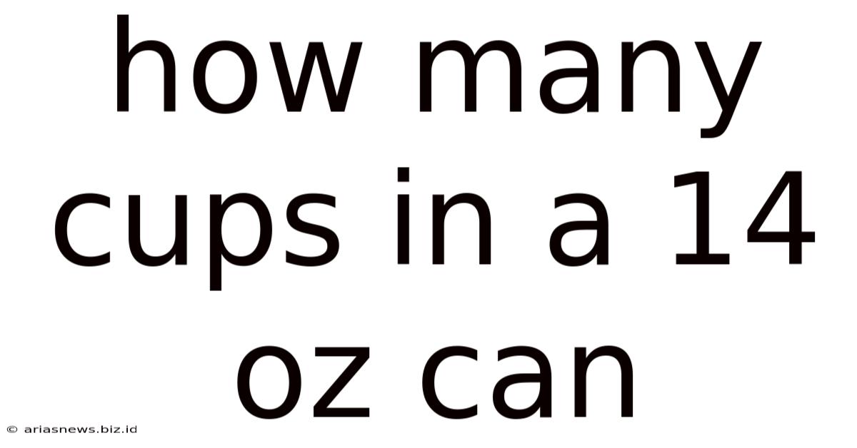 How Many Cups In A 14 Oz Can