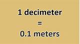 How Many Decimeters Are In One Meter