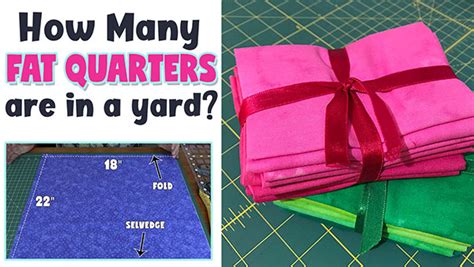 How Many Fat Quarters In A Yard