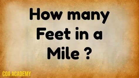 How Many Feet In 1 4 Mile