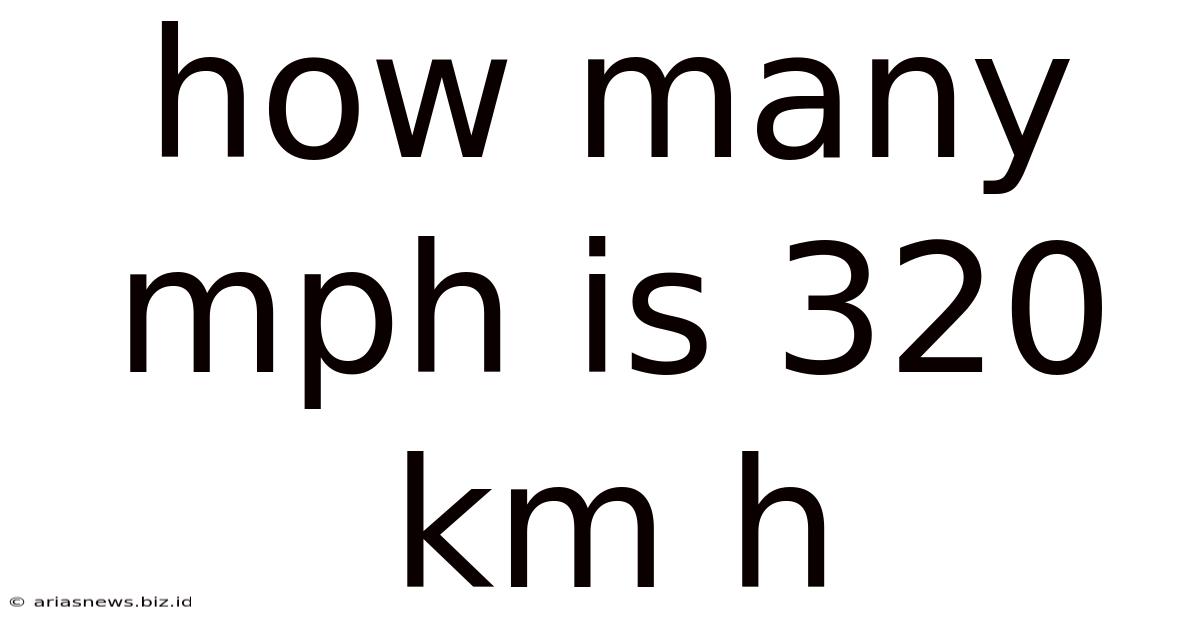 How Many Mph Is 320 Km H