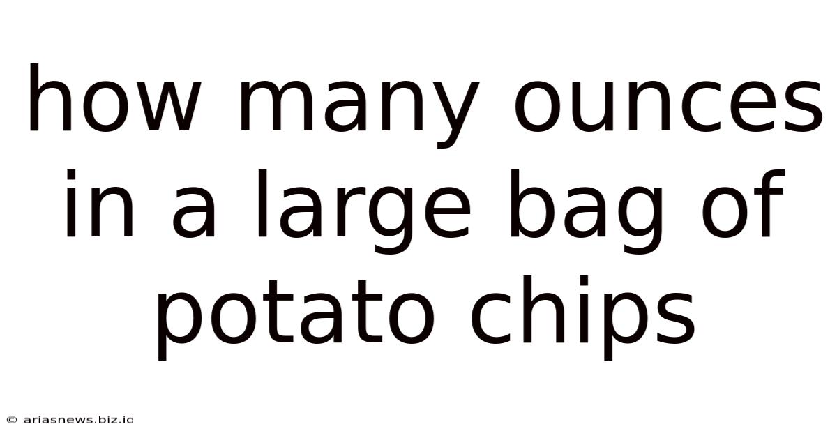 How Many Ounces In A Large Bag Of Potato Chips