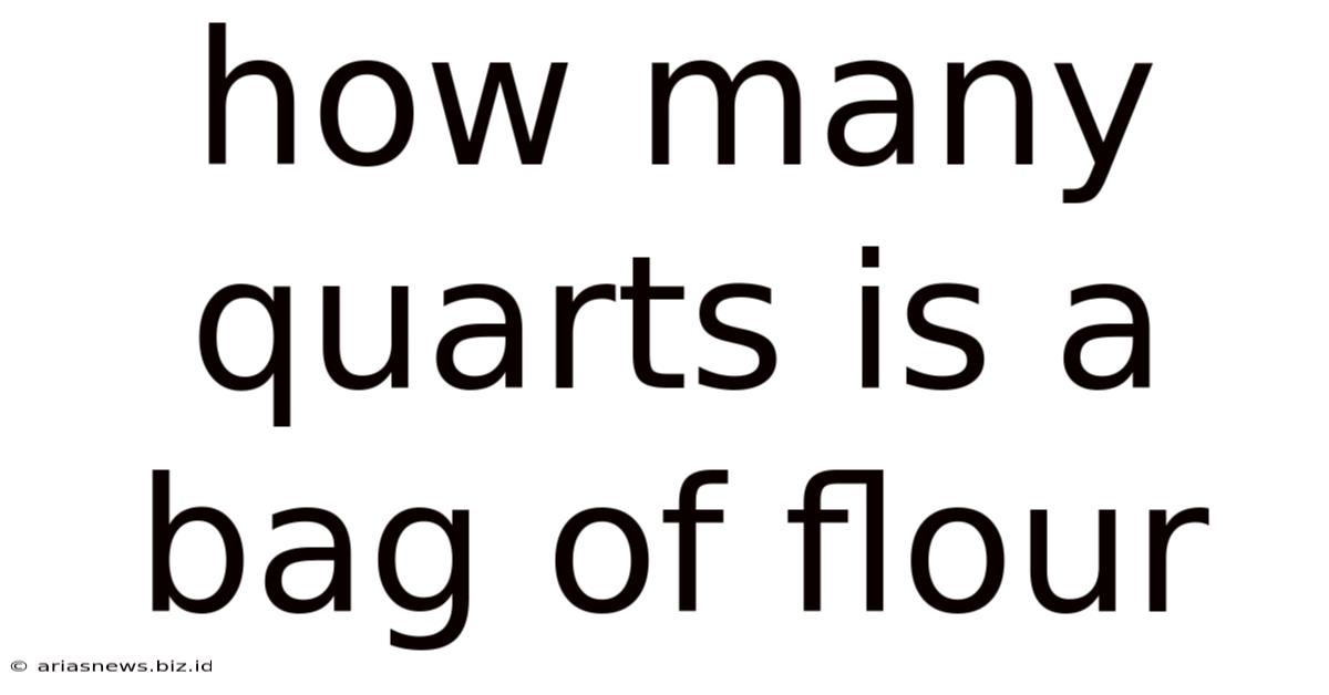 How Many Quarts Is A Bag Of Flour