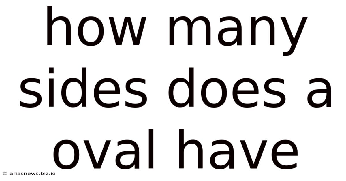 How Many Sides Does A Oval Have