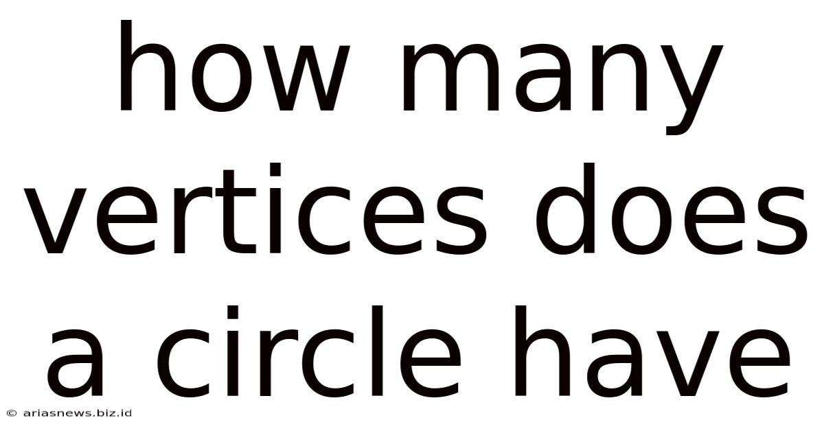 How Many Vertices Does A Circle Have