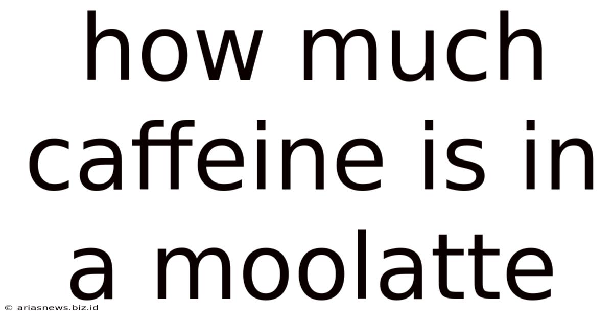 How Much Caffeine Is In A Moolatte