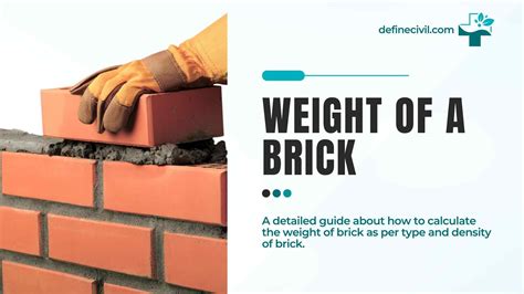 How Much Does A Cube Of Brick Weigh