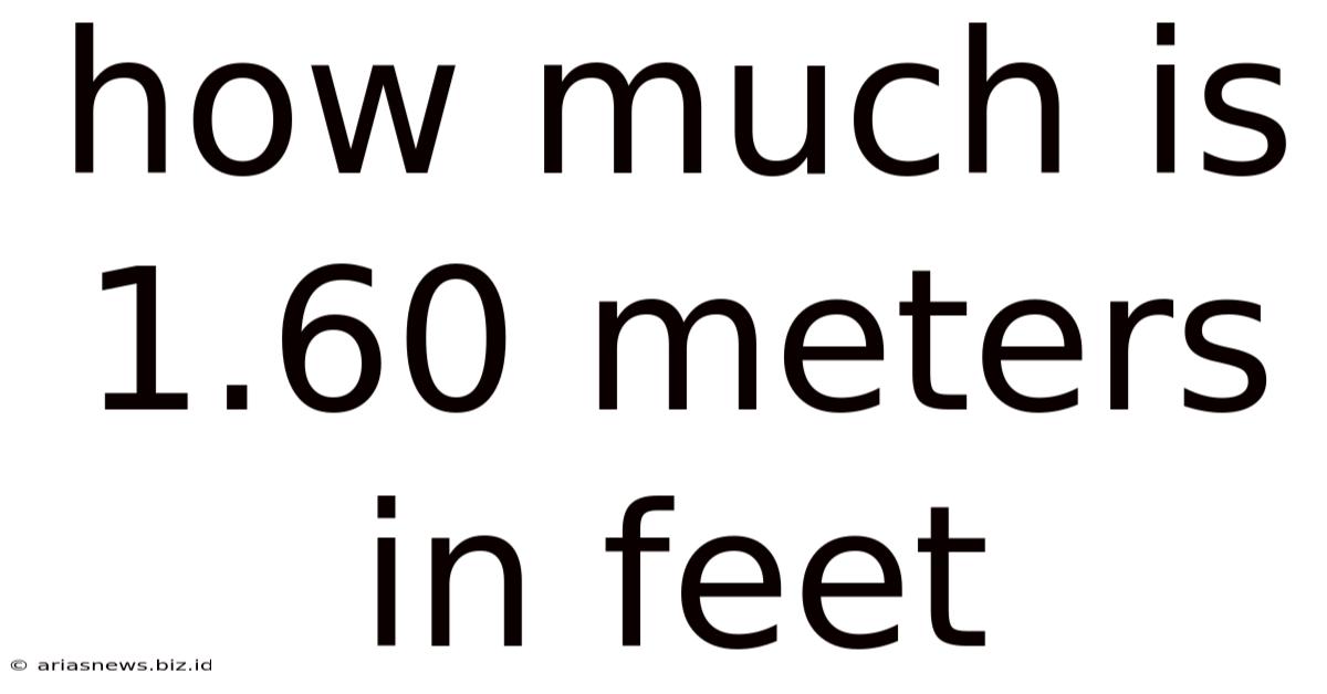 How Much Is 1.60 Meters In Feet