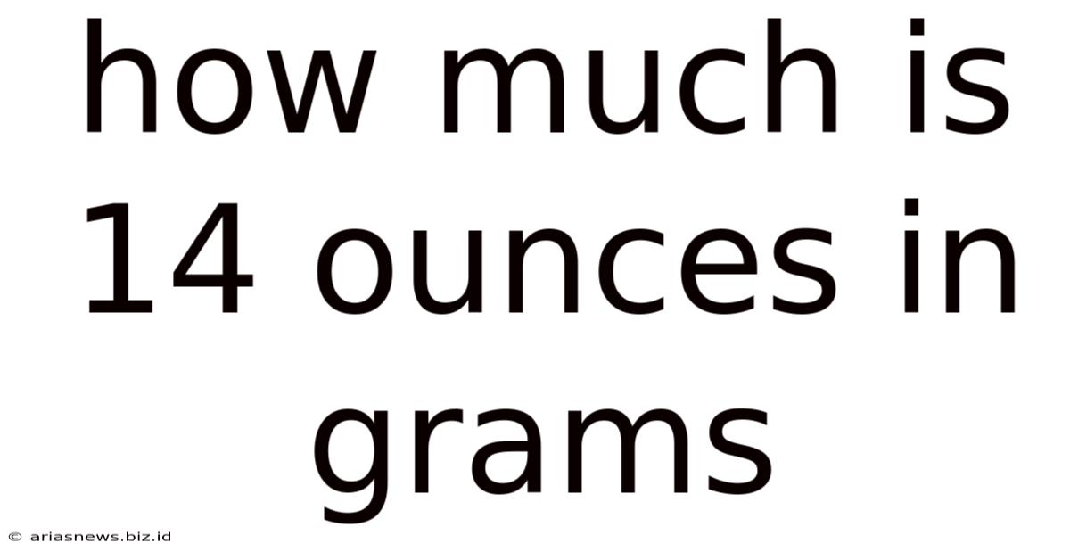 How Much Is 14 Ounces In Grams