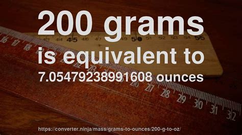 How Much Is 200 Grams In Oz