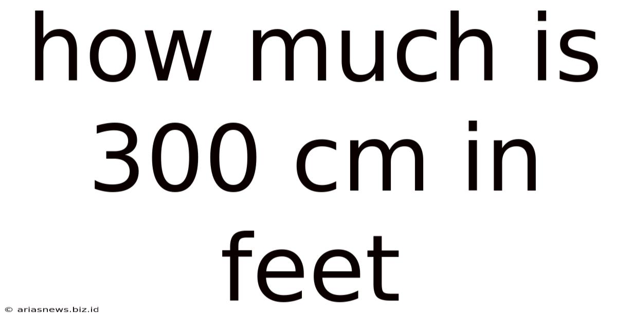 How Much Is 300 Cm In Feet