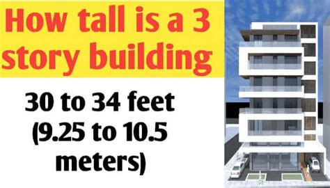 How Tall Is A 3 Storey Building