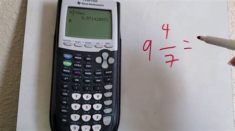 How To Do Fractions On A Ti 84 Plus