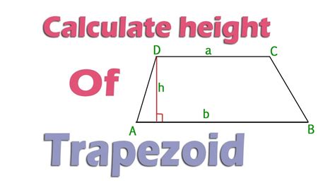 How To Find The Height Of A Trapezoid