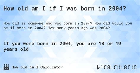 If I Was Born In 1973 How Old Am I