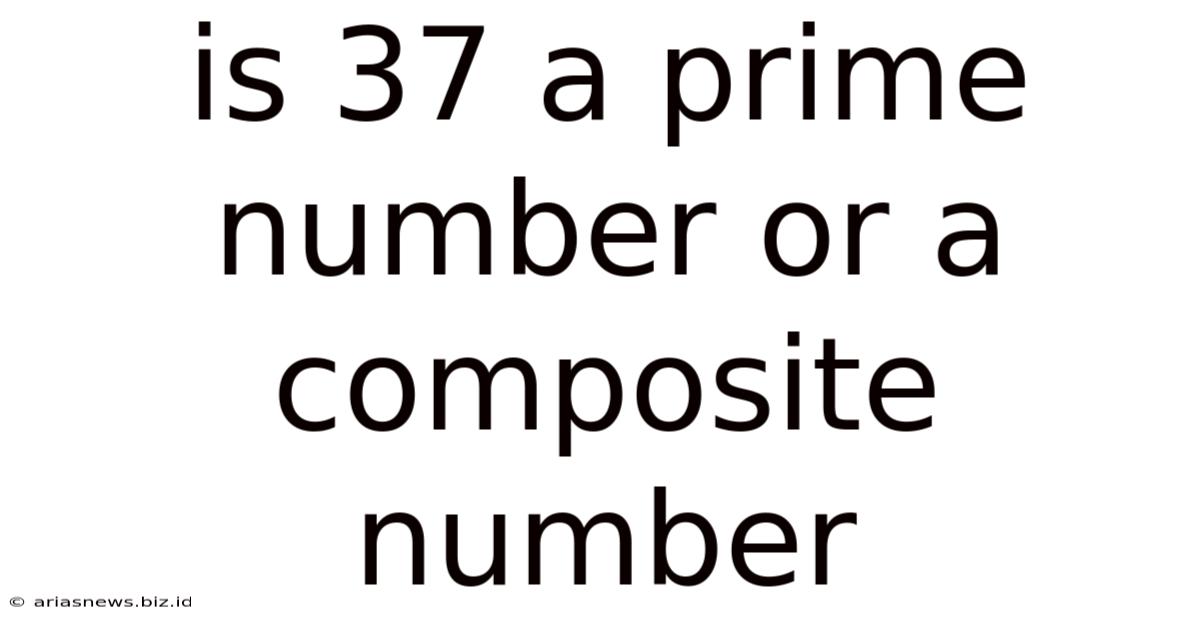 Is 37 A Prime Number Or A Composite Number