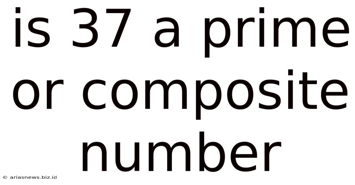 Is 37 A Prime Or Composite Number