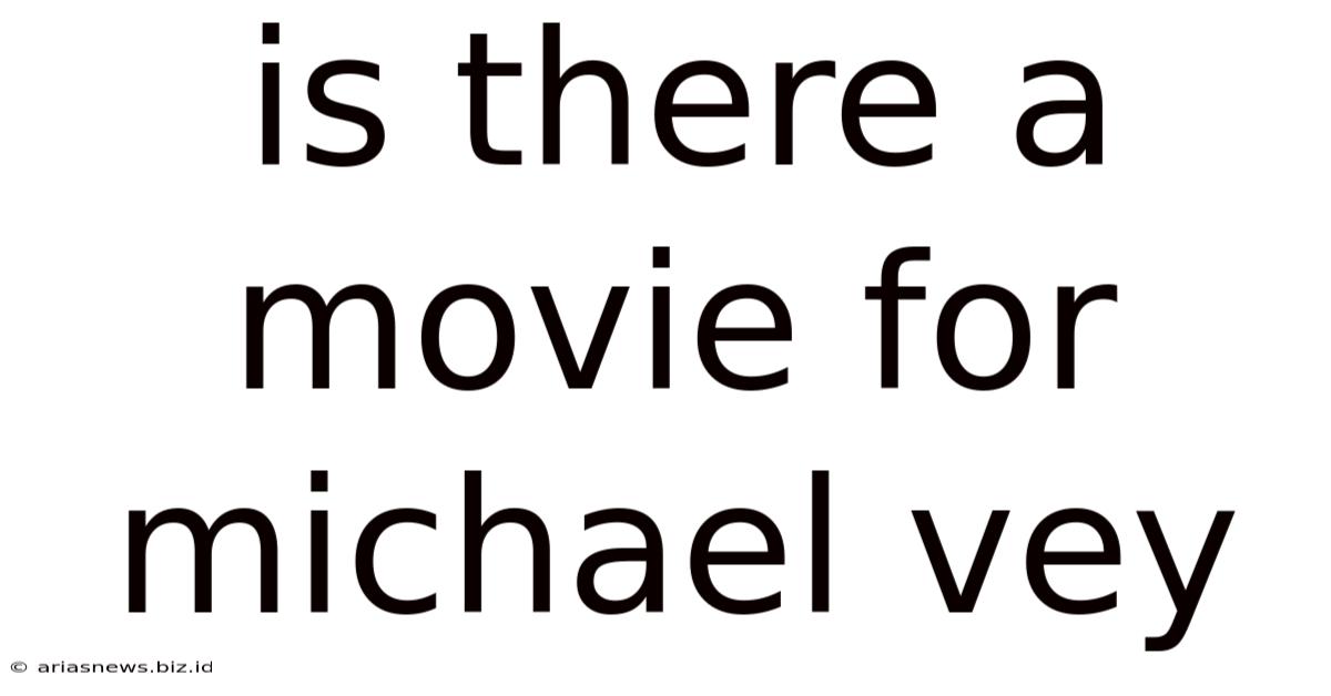 Is There A Movie For Michael Vey