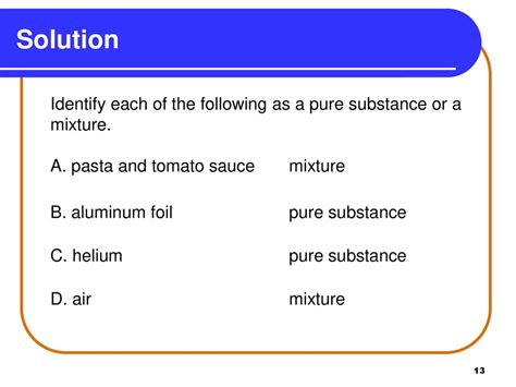 Is Tomato A Pure Substance Or Mixture