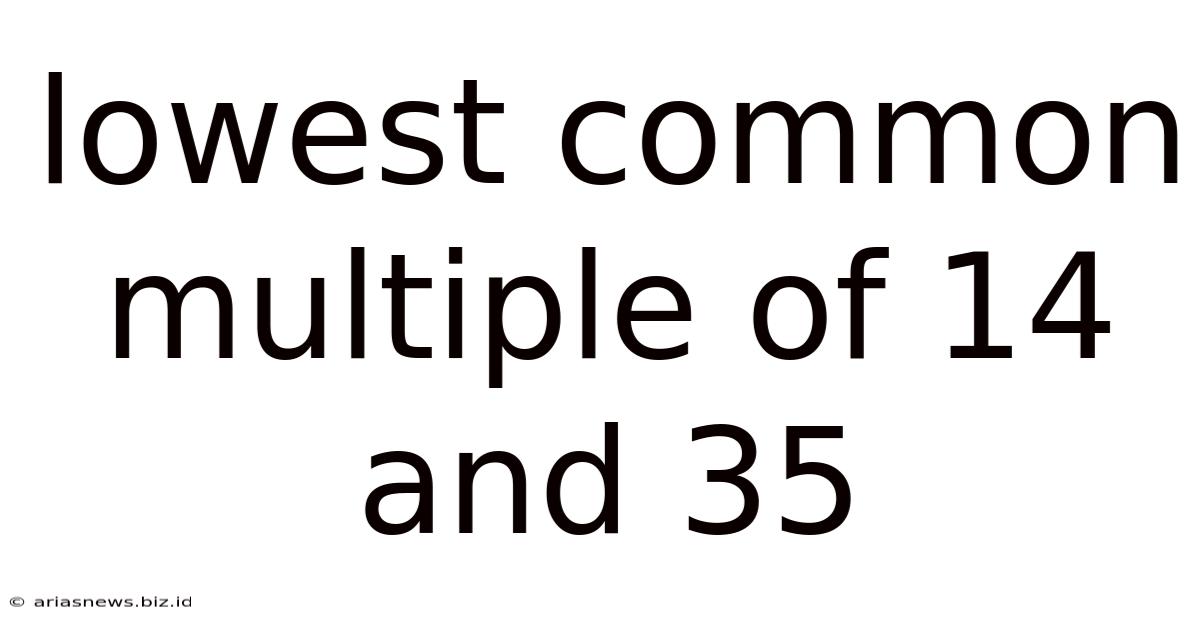 Lowest Common Multiple Of 14 And 35