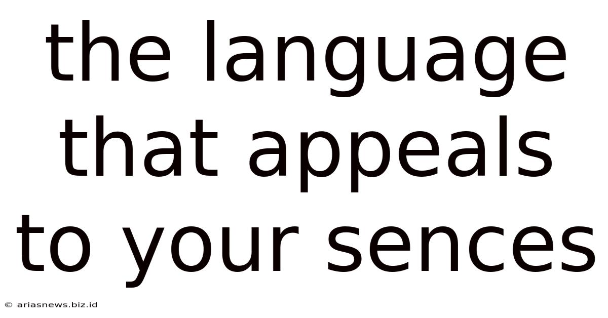 The Language That Appeals To Your Sences