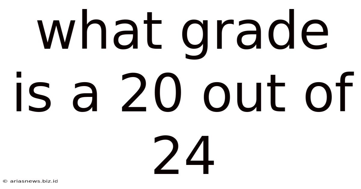What Grade Is A 20 Out Of 24