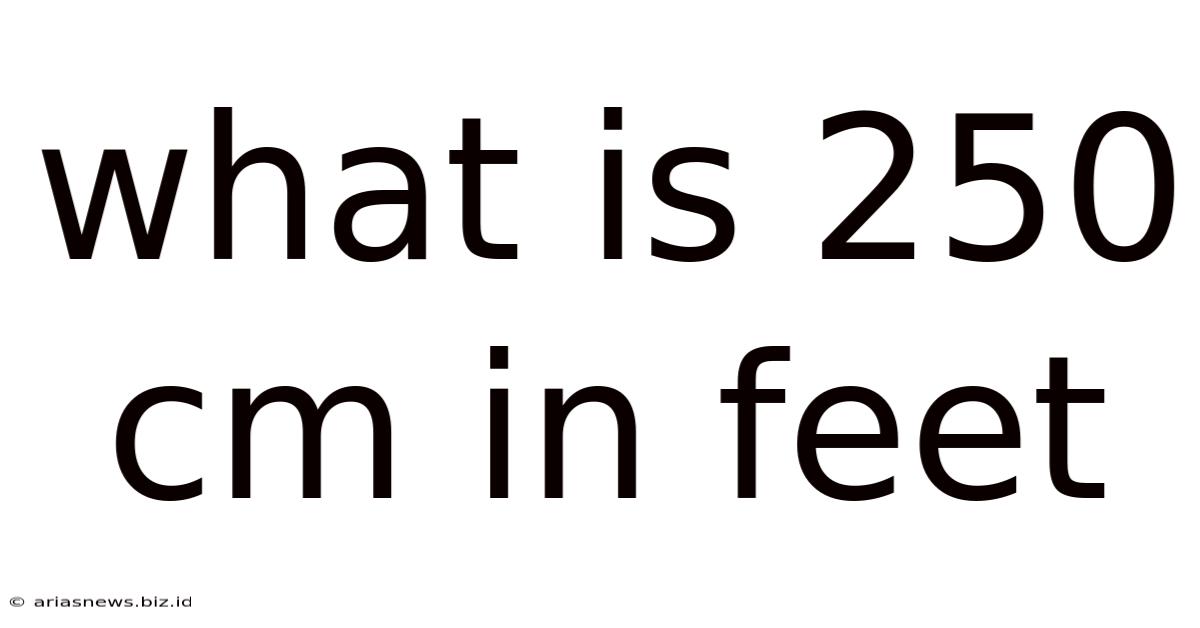 What Is 250 Cm In Feet