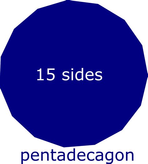 What Is A Shape With 15 Sides Called