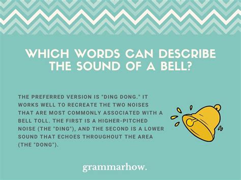 What Sound Does A School Bell Make In Words