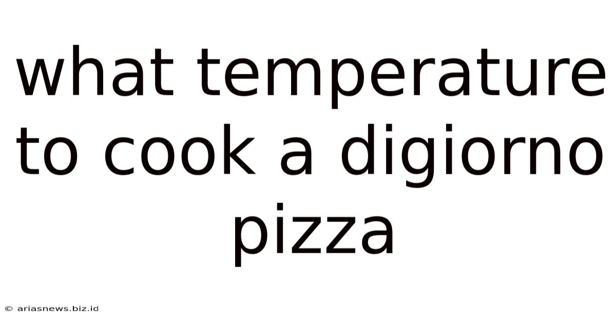 What Temperature To Cook A Digiorno Pizza