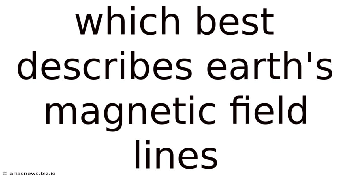 Which Best Describes Earth's Magnetic Field Lines