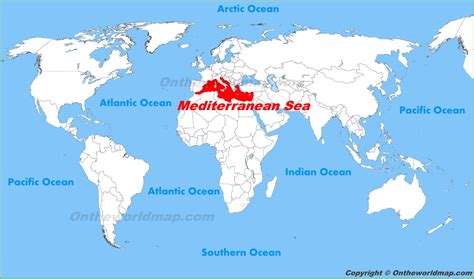 Which Is Larger The Mediterranean Or The North Sea